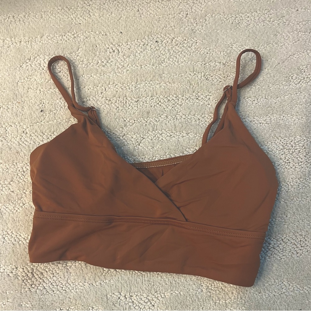 Cute brown bikini top